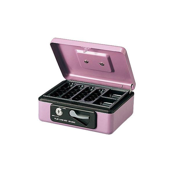 プラス 小型手提金庫W197×D164×H80mm ピンク CB-060G 1台 業務用 まとめ買い