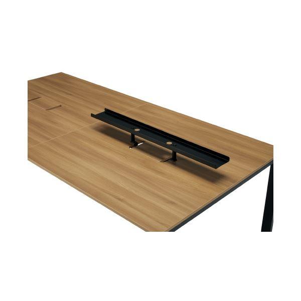 プラス 増連型テーブル用トップラック MR-R12 BK 業務用 まとめ買い