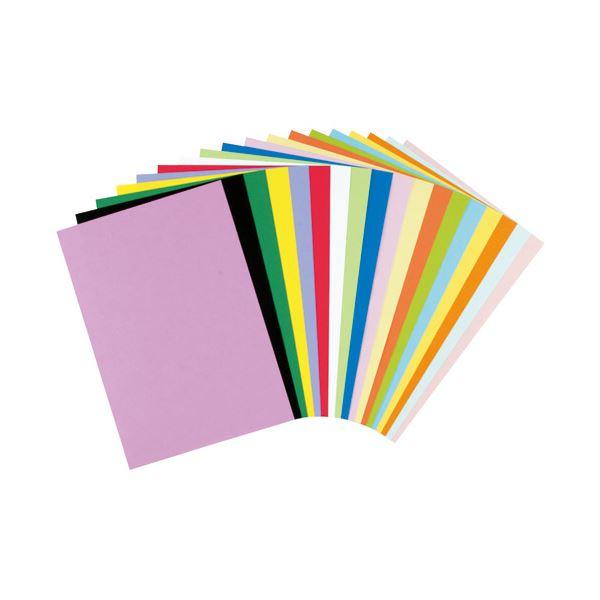 (まとめ)リンテック 色画用紙R 8ツ切 10枚レモン 319〔×20セット〕 業務用 まとめ買い