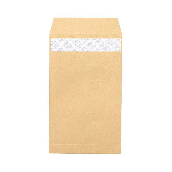 (まとめ) ピース R40再生紙クラフト封筒 テープのり付 角8 85g/m2 業務用パック 610...