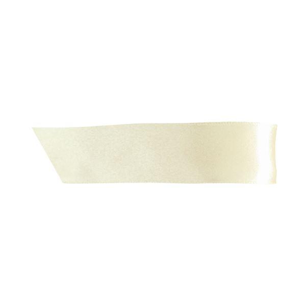(まとめ) ヘッズ 片面サテンリボン幅19mm×20m アイボリー 1922R 1巻 〔×30セット...