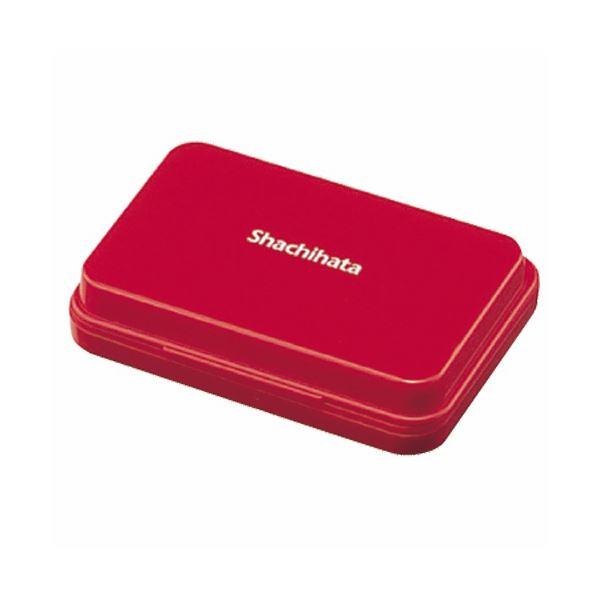 (まとめ) シヤチハタ スタンプ台 小形 赤 HGN-1-R 1個 〔×30セット〕 業務用 まとめ...