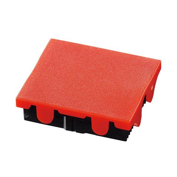 (まとめ) シャイニー スタンプ S-520用交換パッド 赤 S-520-7R 1個 〔×50セット...