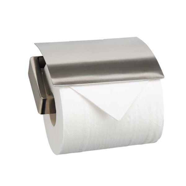 ペーパーホルダー/建築金物 〔R1905SN〕 カッター:ヘアライン 逆勝手に付け替え可 〔業務用 ...