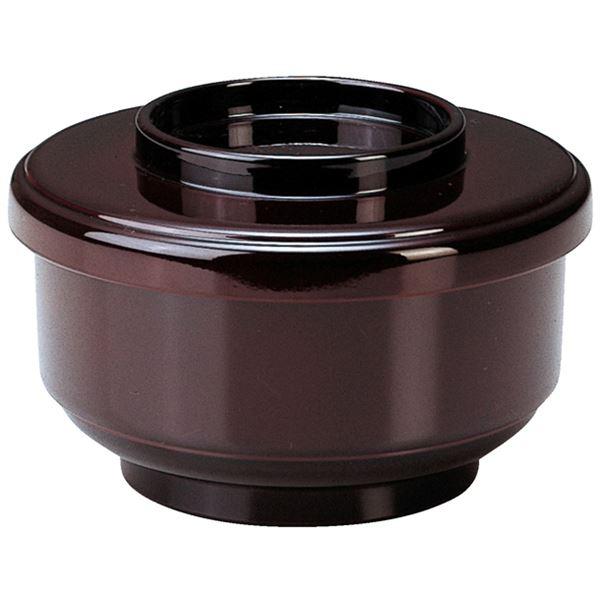 耐熱 無地割子/和食器 〔溜内朱 TA〕 直径135×高さ84(126×73)mm 日本製 食洗機対...