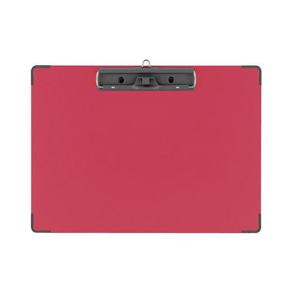 コクヨ 用箋挟B(クロス貼り)カラーA4ヨコ 赤 ヨハ-C23R 1セット(10枚) 業務用 まとめ...