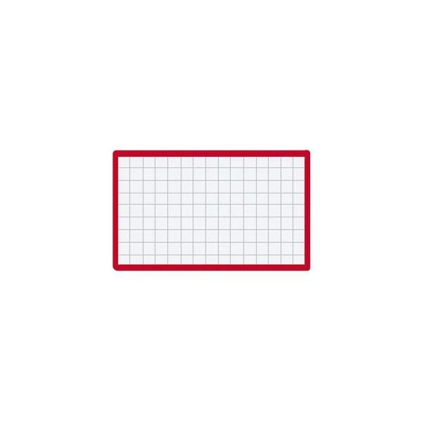 (まとめ)コクヨ マグネット見出し 43×74mm赤 マク-403R 1セット(10個)〔×5セット...