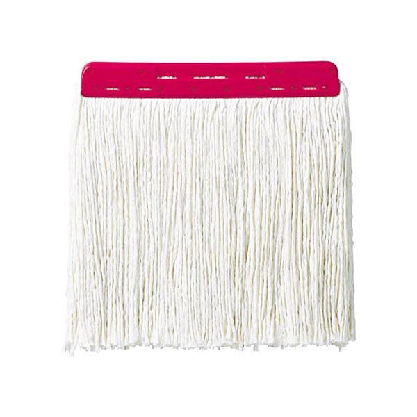 (まとめ)TRUSCO モップ 赤色K-E8-300-R 1個〔×10セット〕 業務用 まとめ買い