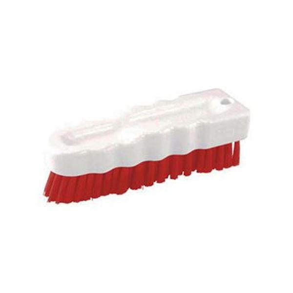 (まとめ)TRUSCOハンドブラシ(ハードタイプ)HACCP対応 レッド THB-H-R 1個〔×1...