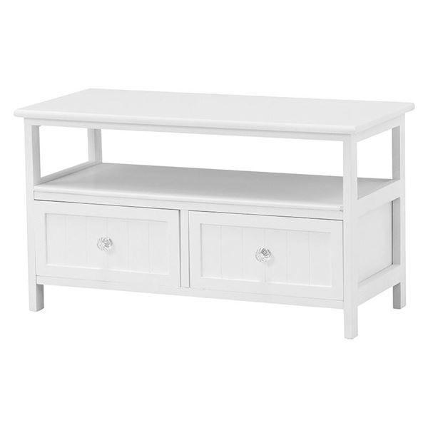 テレビ台 テレビボード 約幅72cm ホワイト 脚付き 引き出し付き リビング ダイニング インテリ...