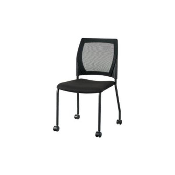 CMC 会議イス MC-R10 ブラック キャスター脚 業務用 まとめ買い