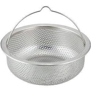 〔80個セット〕 排水口 ストレーナー ゴミ受け 約幅13.5cm 浅型 ステンレス 頑丈 水切れ抜...