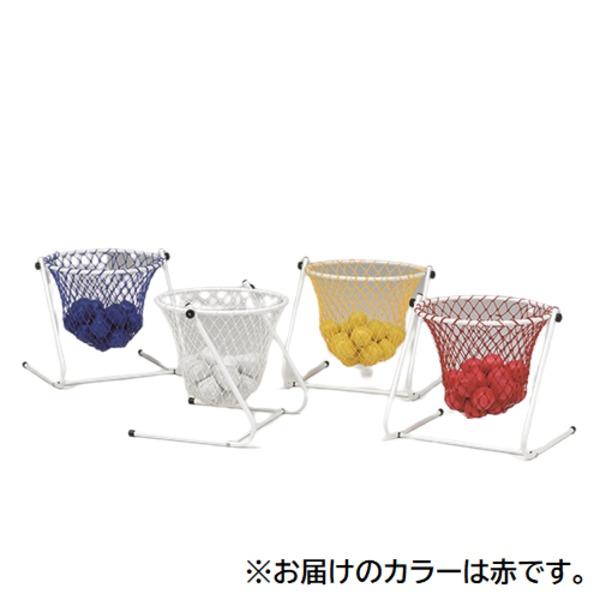 カラーフロアバスケット/玉入れ台 赤 専用ネット付き まとめ買い