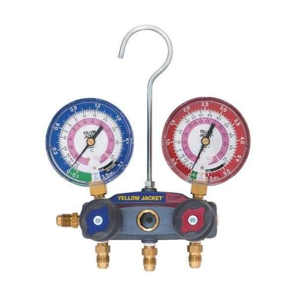 アサダ R32・410A用 タイタンマニホールドキット Y4092932C 1台 まとめ買い