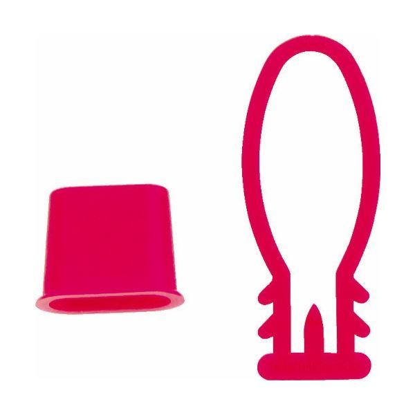 (まとめ) TRUSCO みかんネット用留め具 赤 BET-R-10 1袋(10個) 〔×20セット...