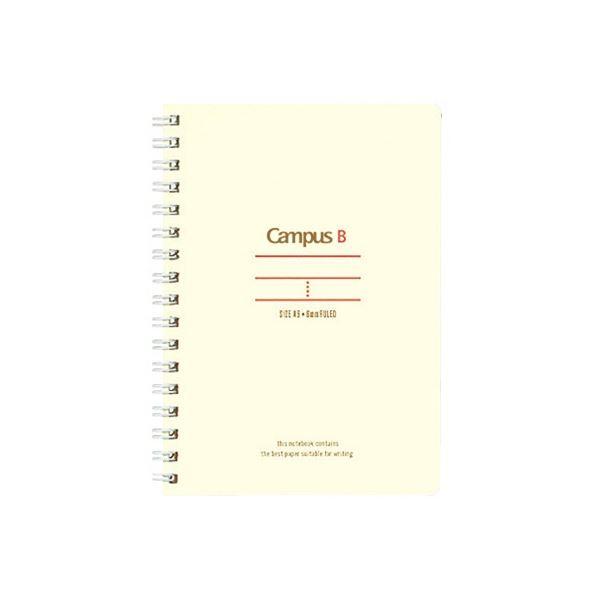 コクヨ キャンパスツインリングノート(ミニサイズ) A6 B罫 50枚 赤 ス-T150B-R 1セ...