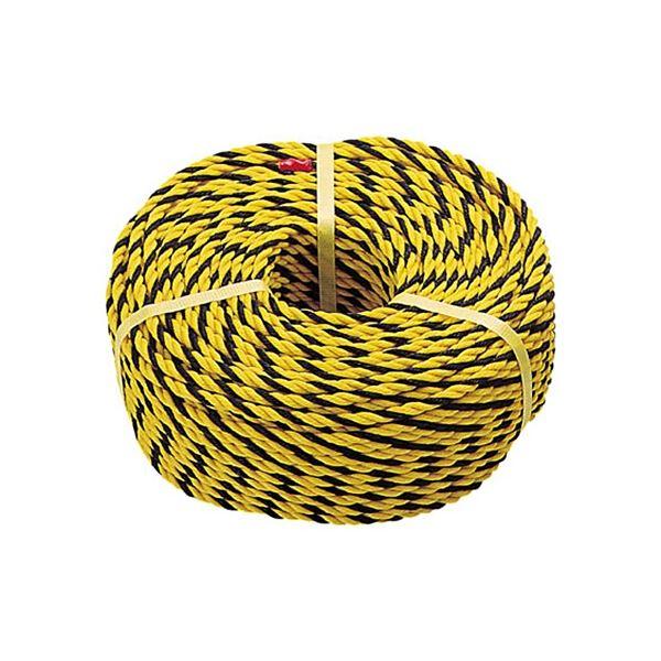 TRUSCO 標識ロープ 3つ打 線径7.5mm×長さ200m R-9200T 1巻 業務用 まとめ...