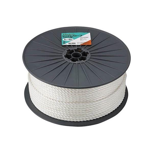 TRUSCO ビニロンロープ 9mm×150m ボビン巻 R-9150 1巻 業務用 まとめ買い