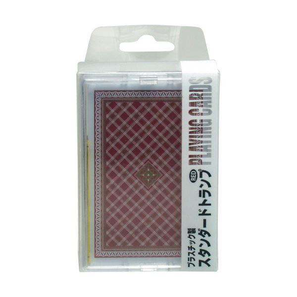 (まとめ) ハナヤマ スタンダードトランプ レッド R-4430 1個 〔×10セット〕 まとめ買い...