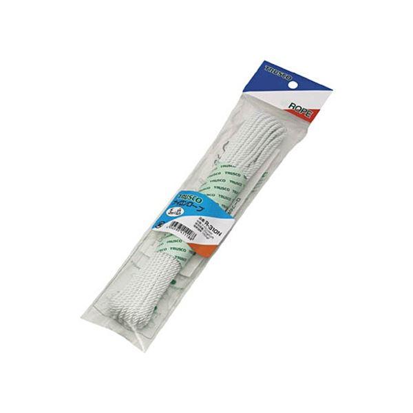 (まとめ) TRUSCO ナイロンロープ 4mm×10m R-410N 1巻 〔×10セット〕 業務...