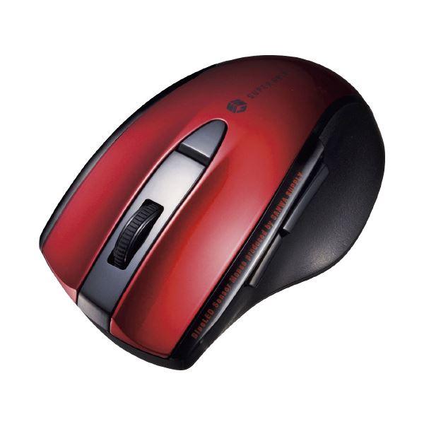 サンワサプライ 静音Bluetooth BLマウス レッド MA-BTBL167R まとめ買い