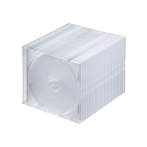 サンワサプライ Blu-ray・DVD・CDケース(スリムタイプ・30枚セット・クリア) FCD-P...
