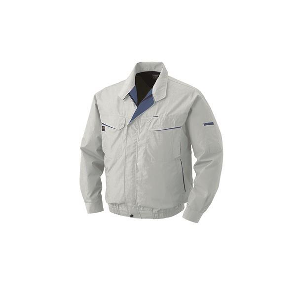 KU90470 空調服 R 綿・ポリ混紡 シルバー 3L まとめ買い