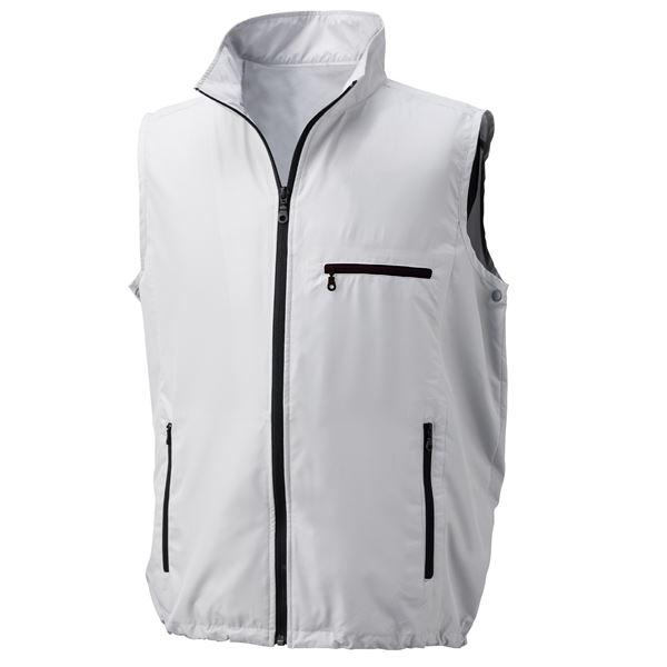 KU91830 空調服 R ポリエステル製 ベスト 服のみ シルバー LL まとめ買い