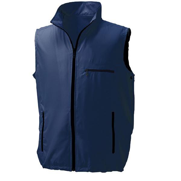 KU91830 空調服 R ポリエステル製 ベスト 服のみ ネイビー LL まとめ買い