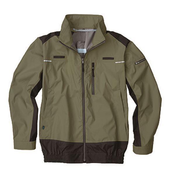 KU92110 空調服 R ポリエステル製 遮熱フルハーネス仕様 服のみ カーキグリーン 4L まと...