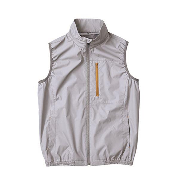 KU92140 空調服 R ポリエステル製 遮熱 タチエリ ベスト 服のみ シルバー M まとめ買い