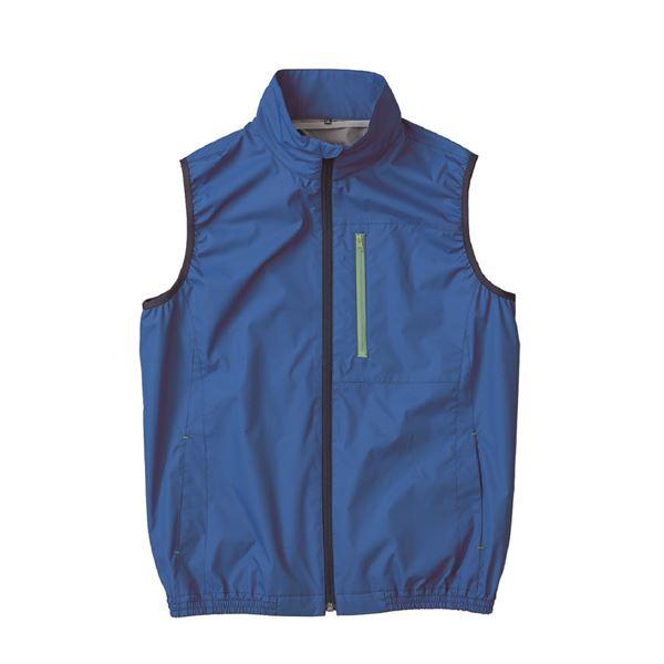 KU92140 空調服 R ポリエステル製 遮熱 タチエリ ベスト 服のみ ブルー M まとめ買い