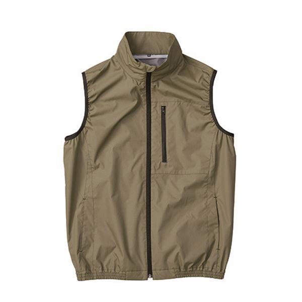 KU92140 空調服 R ポリエステル製 遮熱 タチエリ ベスト 服のみ カーキグリーン LL ま...