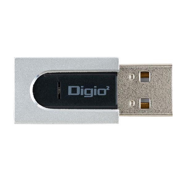 (まとめ）Digio2 USB 小型SDカードリーダーライター CRW-MSD83SL シルバー 〔...