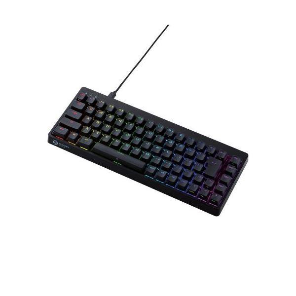 エレコム ゲーミングキーボード/Vcustom/有線/着脱式/メカニカル/ネオクラッチキーキャップ/...