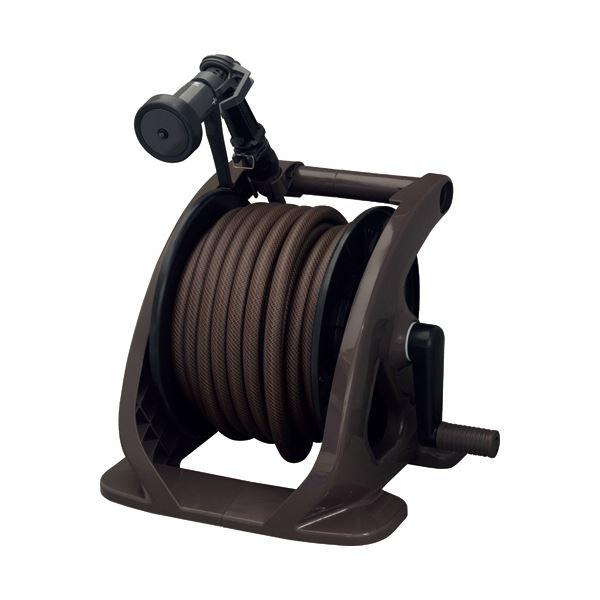 タカギ ホースリールセット タフブラウン 20m R220TBR 1台 業務用 まとめ買い
