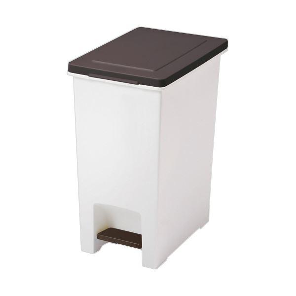 (まとめ)アスベル R防臭エバン ペダルペール 20L ブラウン 1台〔×3セット〕 業務用 まとめ...