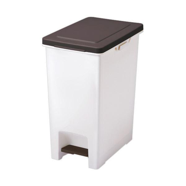 (まとめ)アスベル R防臭エバン ペダルペール 30L ブラウン 1台〔×3セット〕 業務用 まとめ...