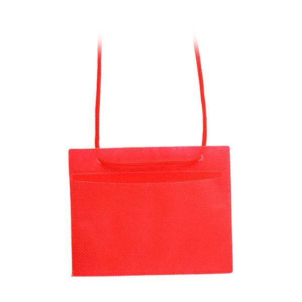 ソニック SONiC カラーイベント吊下げ名札 名刺サイズ 50枚 赤 VN-849-R 業務用 ま...