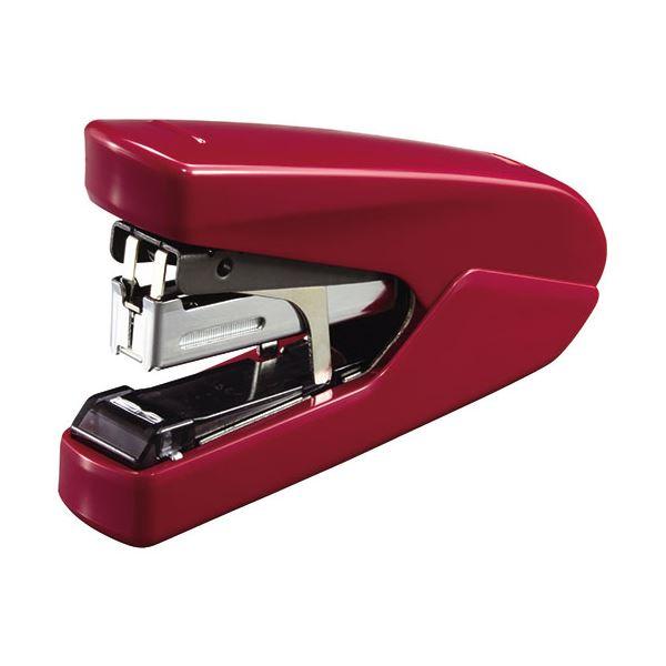 MAX マックス ホッチキス パワーフラット レッド HD-10DFL/R2 HD91726 業務用...