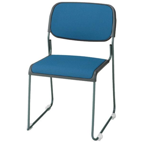 ジョインテックス 会議イス FRK-T2R ダークブルー 業務用 まとめ買い