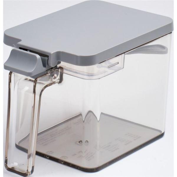 〔2個セット〕 アスベル フォルマ 密閉プッシュポット(R) 700ml グレー A1147 業務用...