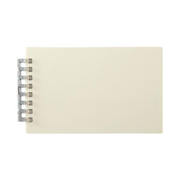 (まとめ) リヒトラブMutual オープンリングノート メモLサイズ 8穴 5mm方眼罫 リーフ5...