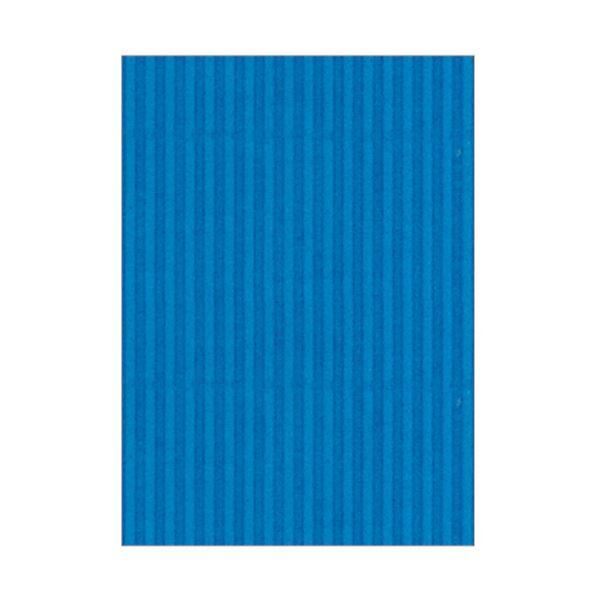 (まとめ) ヒサゴカラーダンボール リップルボード B3 ブルー RB08 1パック(3枚) 〔×2...