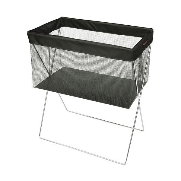 サキ サイドワゴン浅型 メッシュ L ブラック R-336BK 1個 業務用 まとめ買い