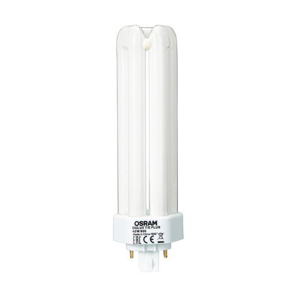 （まとめ） オスラムコンパクト形蛍光ランプ 42W形 電球色 DULUX T／E PLUS 42W／...