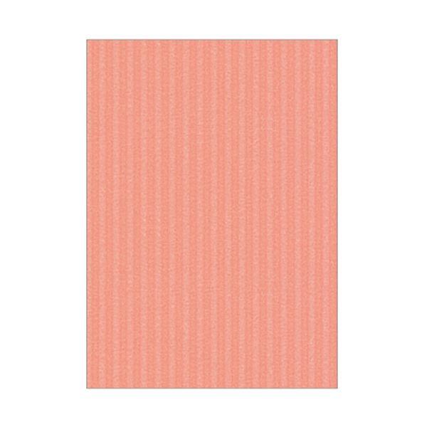 (まとめ) ヒサゴカラーダンボール リップルボード B3 ピーチ RB11 1パック(3枚) 〔×5...