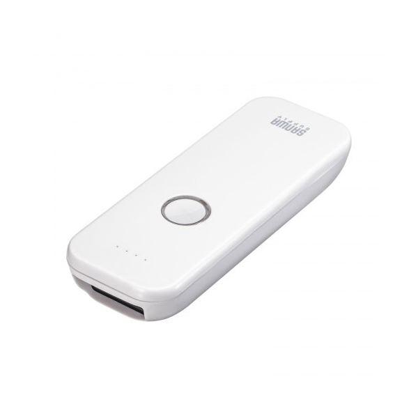 サンワサプライ Bluetooth1次元バーコードリーダー BCR-BT1D8W まとめ買い