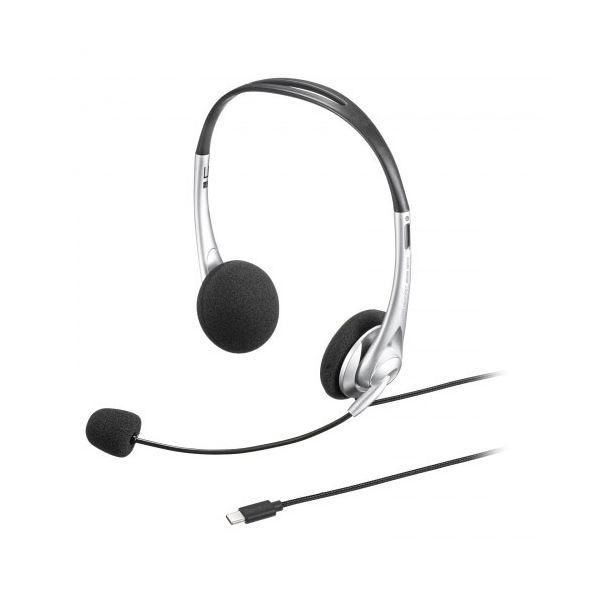 サンワサプライ USB TypeCヘッドセット MM-HSTC03SV まとめ買い ポイント消化 P...