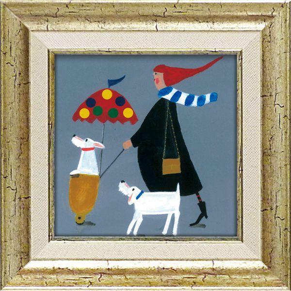 ユーパワー ジェニファー・ヴェルニー=フランクス Gel加工 アートフレーム 「マイ ターン」爆買